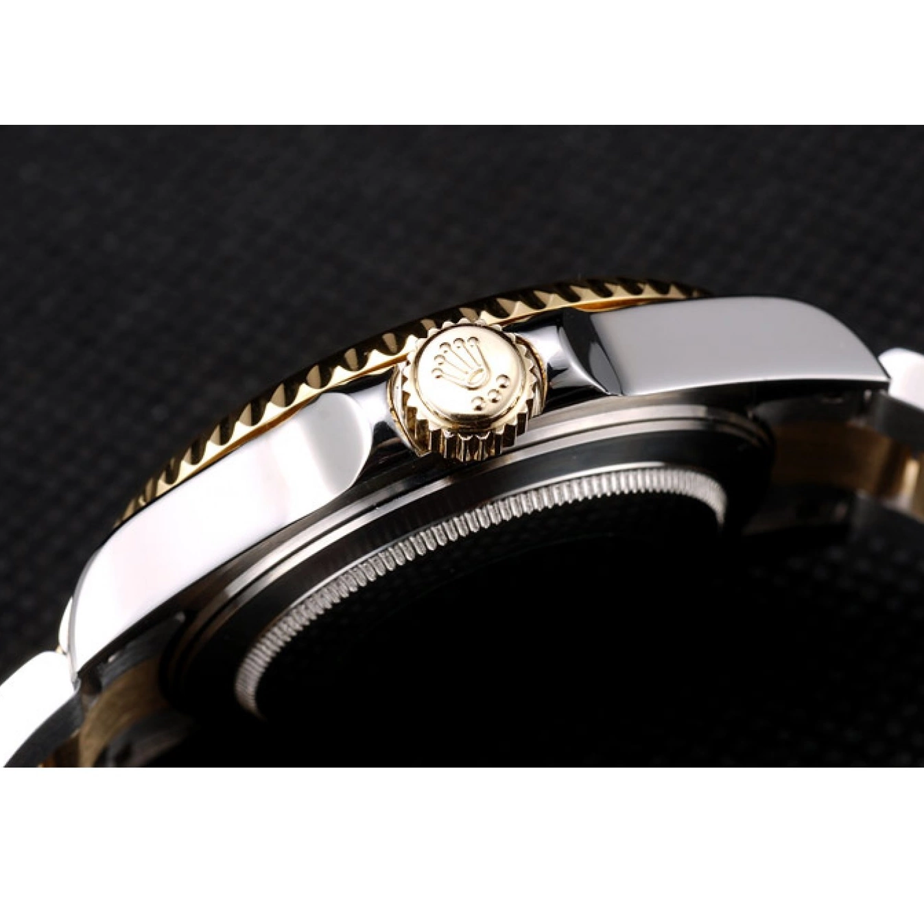 Aaa replica watch Bezel Master Dial Brown Colored GMT Watch Rolex Gold Ceramic II 0730